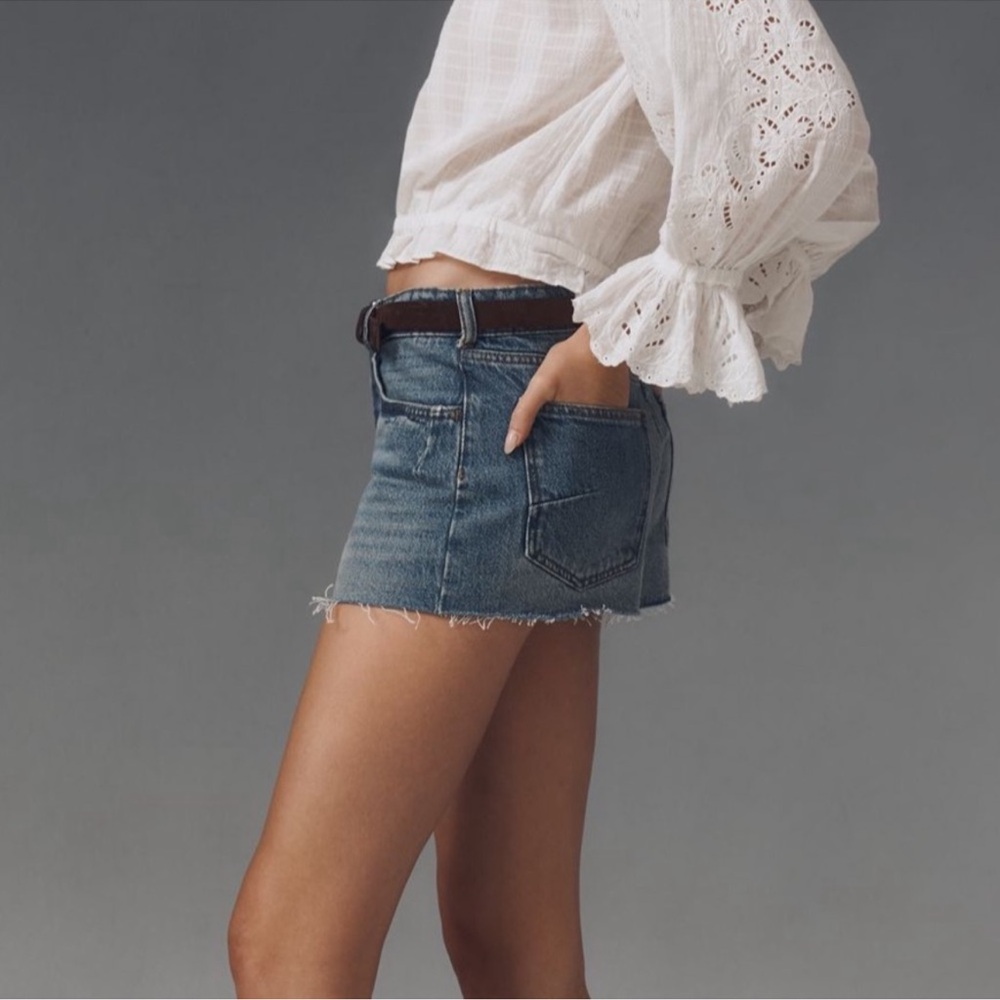 Anthropologie The Devon Denim Shorts by Pilcro Size 27 - Picture 5 of 13